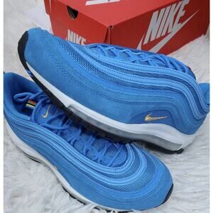 Nike Air Max 97 QS Olympic Rings Photo Blue Gold Men’s Size 9.5 CI3708-400 NEW